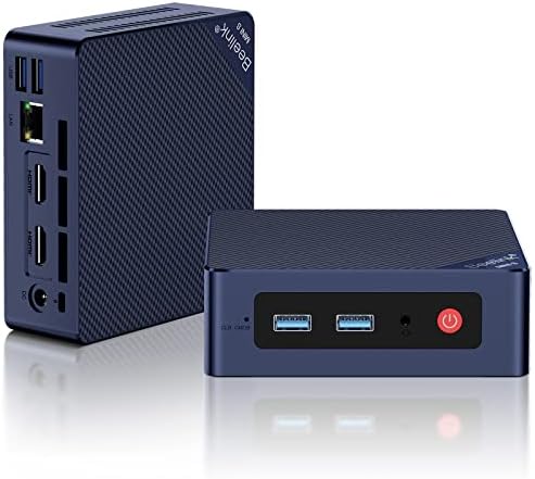 Beelink Mini S13 Mini PC, 13th Intel Twin Lake-N150 (up to |6GHz), 16GB DDR4, 500GB M.2 SSD, 4K Dual Display Support for